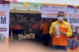 Kosgoro Sulsel Sajikan Kopi Banyorang dan Teh Kelor Bantaeng di Festival UMKM