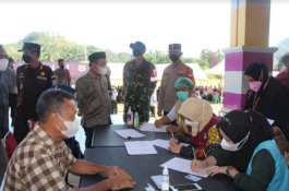 Enrekang Jadi Kabupaten Penyelenggara Vaksinasi Covid-19 Terbaik Tingkat Nasional