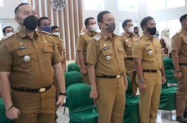 Camat Tamalanrea dan 14 Camat Se Kota Makassar Resmi Dilantik Sebagai PPATS Oleh BPN Makassar