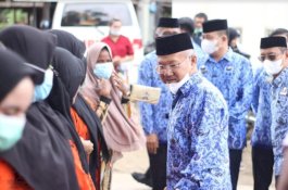 Bupati Jeneponto Kunjungi 4 Titik Vaksinasi, Binamu Capai 50,41 Persen