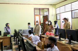 Wakil Wali Kota Makassar Tinjau PTM di Lakkang Kecamatan Tallo