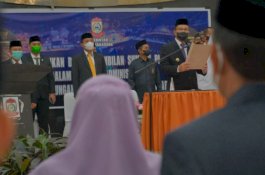 Pimpinan DPRD Makassar Hadiri Pelantikan Pejabat Eselon III Pemkot