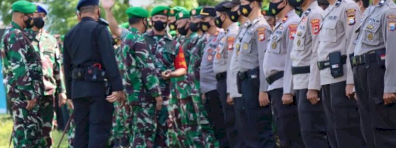 Besok Presiden Jokowi Kunker ke Jeneponto, TNI-Polri Gelar Apel Pasukan