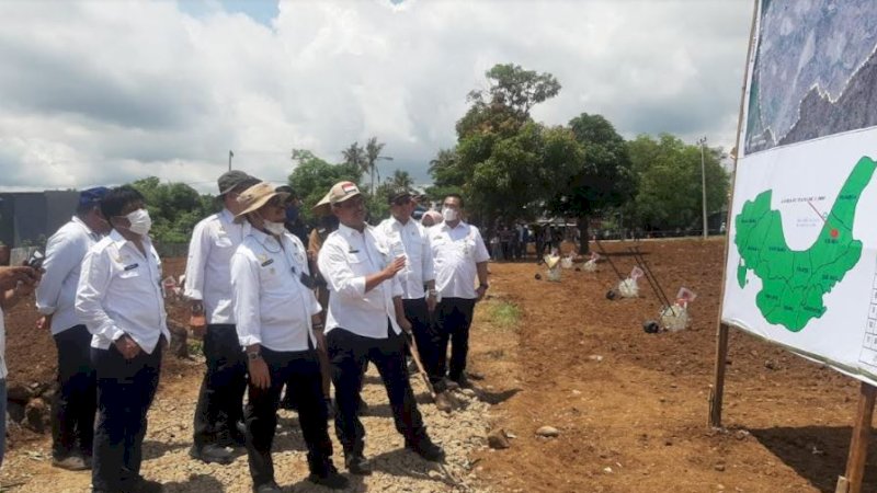 Kunjungan Menteri Pertanian, Syahrul Yasin Limpo (SYL), bersama rombongan ke Kabupaten Jeneponto, Sulawesi Selatan (Sulsel), Selasa (23/11/2021).
