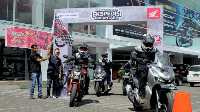 Dilepas Kawil Asmo Sulsel, Bikers Honda Nikmati Keindahan Sulawesi dari Makassar hingga Manado
