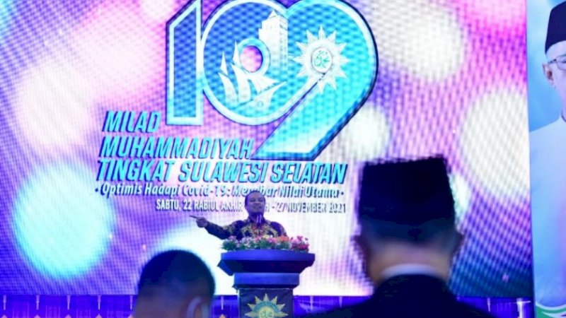 Plt Gubernur Sulsel Hadiri Peringatan 109 Tahun Muhammadiyah