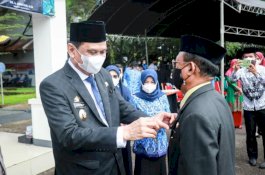 Begini Momen Perayaan Hari Korpri Ke-76 di Barru