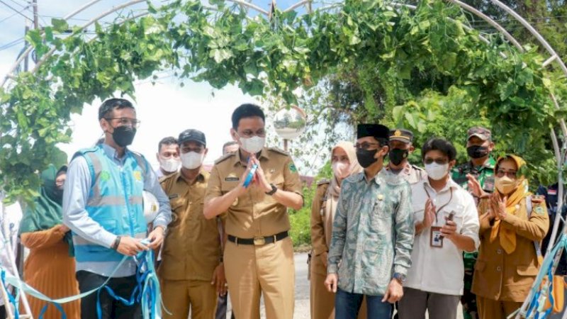 Akses Jalan Desa Lampoko Depan PLTU Barru Kembali Mulus