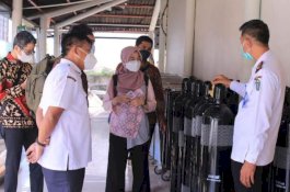 RSUD Andi Makkasau Parepare Dapat Bantuan Ratusan Tabung Oksigen dari Kemenperin
