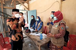 Wakil Bupati Gowa Pantau Percepatan Vaksinasi Covid-19