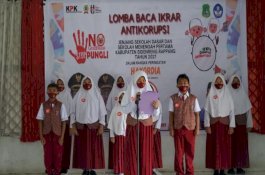 Puluhan Pelajar di Sidrap Ikuti Lomba Ikrar Antikorupsi