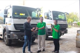 Kalla Beton Terima 3 Unit Armada Ready Mix Guna Meningkatkan Kapasitas Produksi