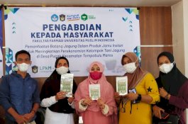 Dosen Farmasi UMI Ajak Kelompok Tani Maros Manfaatkan Batang Jagung Jadi Produk Jamu Instan