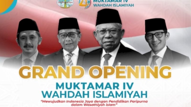 Sudah Lebih 100 Ribu Orang, Begini Cara Daftar Grand Opening Muktamar IV Wahdah Islamiyah Bersama Wapres