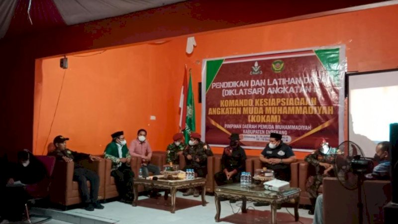 Gelar Diksar, MB Tantang Pemuda Muhammadiyah Enrekang Siapkan 200 Kokam