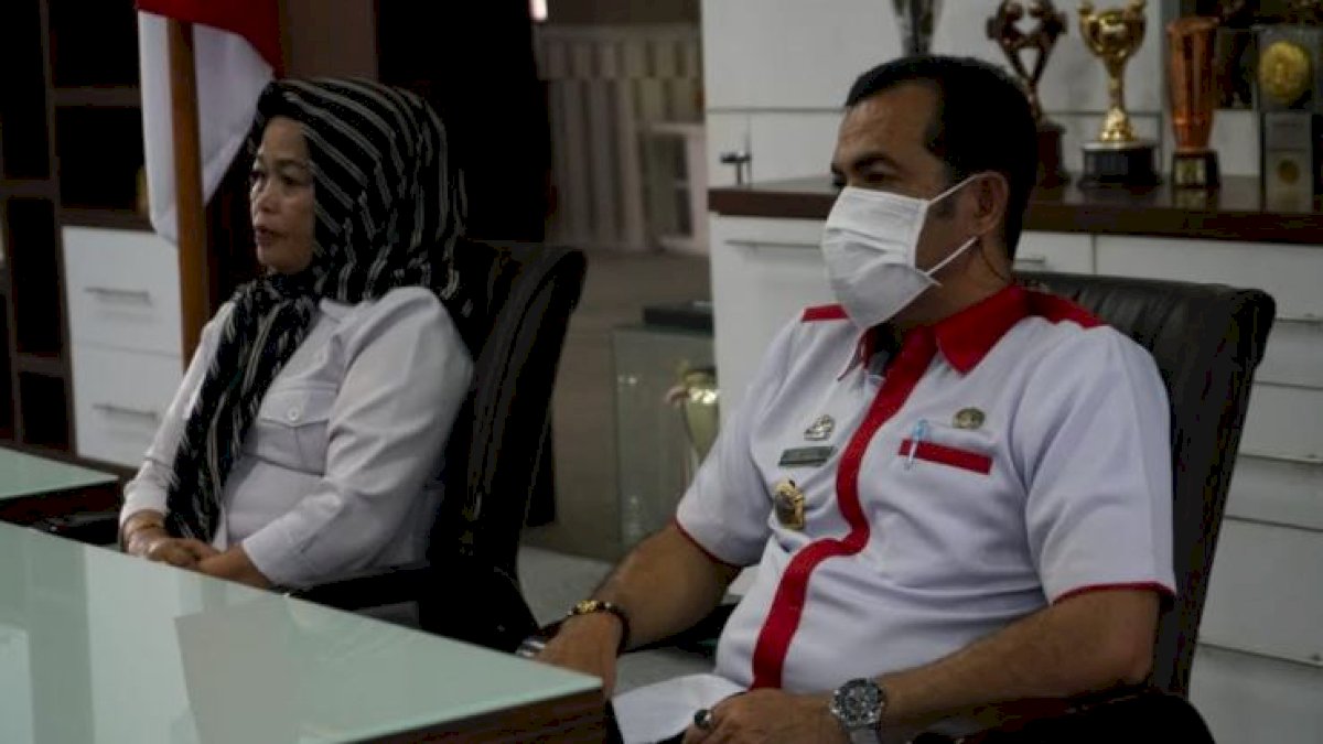 Secara Virtual, Jajaran Pemkab Sidrap Ikuti Rakornas TPAKD
