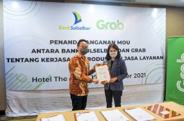 Kolaborasi Grab dan Bank Sulselbar, Hadirkan Layanan untuk Dukung Kebutuhan Harian Perusahaan