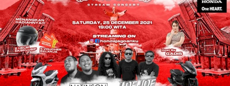 PCX Stream Concert, Asmo Sulsel Gelar Konser di Atas Awan