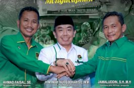 Dilantik Kembali Jadi Ketua DPC PPP Jeneponto, Imam Taufiq Bohari: Menang Pemilu 2024 Rasional
