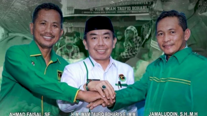 Dilantik Kembali Jadi Ketua DPC PPP Jeneponto, Imam Taufiq Bohari: Menang Pemilu 2024 Rasional