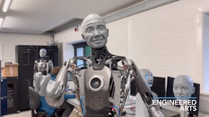 Video Viral, Robot Tercanggih di Dunia Tersenyum kepada Siapa Saja yang Melihatnya