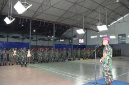 Wadan Lantamal VI Ingatkan Seluruh Personel Waspada Cuaca Ekstrem