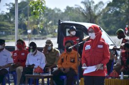 Indah Putri Indriani Apresiasi Relawan PMI Luwu Utara