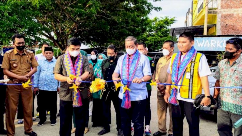 Peresmian berlangsung di Kelurahan Siengkang, Kecamatan Tempe, Kabupaten Wajo, Sulawesi Selatan, Selasa (28/12/2021). 