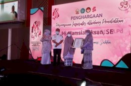 Istri Wali Kota Parepare Sabet Penghargaan Perempuan Inspirator Bidang Pendidikan