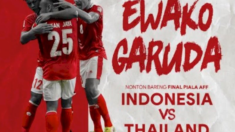 Hanya 100 Orang, Mal Ratu Indah Siapkan Tempat Nobar Final Piala AFF Indonesia vs Thailand
