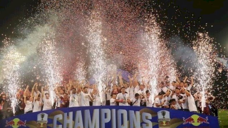 PSM saat menjuarai Piala Indonesia 2019.