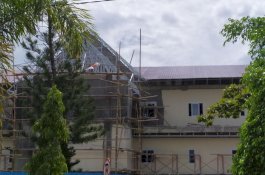 Lewati Batas Kontrak, Proyek Pembangunan Kantor Polres Barru Tak Rampung