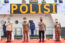 Bareng Kapolri Lepas Gebyar Ekspor Rp14,4 Triliun, Mentan SYL Ajak Kapolres Tanam Jagung Minimal 100 Ha