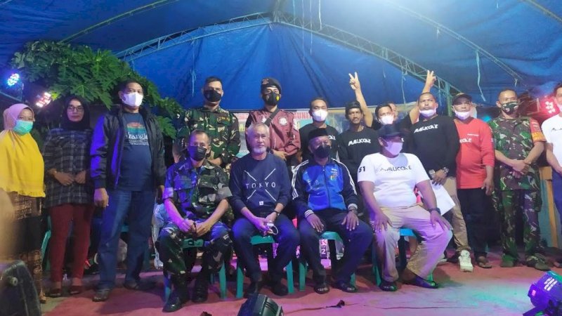 Pengukuhan pengurus Maluccae Community, Ahad (2/1/2021) malam.