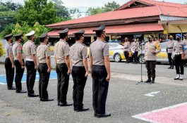 Awali 2022, 37 Personel Polres Wajo Naik Pangkat