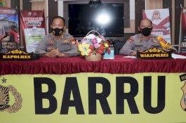 Angka Lakalantas di Barru Menurun, Kasus Narkoba Naik Sepanjang 2021