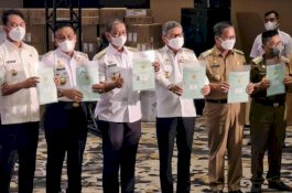 5.000 Sertifikat Tanah Program PTSL-RT, Bupati Wajo Berterima Kasih ke Menteri ATR/BPN