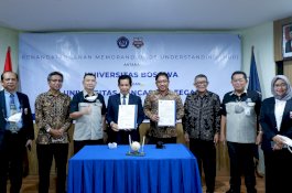 Siap Berkolaborasi, Unibos Teken MoU dengan UPS Tegal