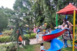Wajah Baru Taman Melati Barru, Makin Disukai Anak-Anak