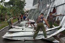 Puting Beliung di Barru Porak-porandakan Rumah Warga