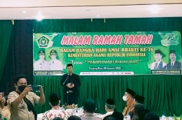 Ramah Tamah HAB 76, Kakanwil Kemenag Sulsel Berpesan untuk Saling Menjaga Kerukunan Antar Umat