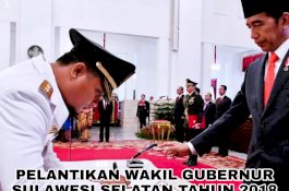 Foto Andi Sudirman Sulaiman Dilantik Presiden Jokowi Beredar