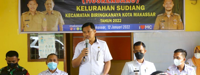 Hadiri Musrenbang di Sudiang, Camat Biringkanaya Ingatkan Usulan Prioritas