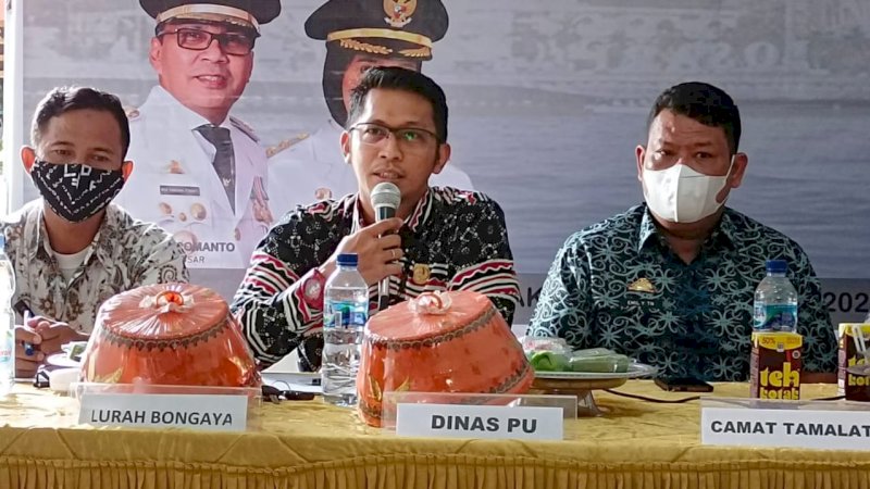 PPID DPU Makassar, Hamka Darwis hadiri Musrenbang Tahun Anggaran 2022 di tingkat Kelurahan Jongaya di Aula Kantor Kelurahan Jongaya, Jalan Andi Mangerangi, Kamis (13/1/2022).