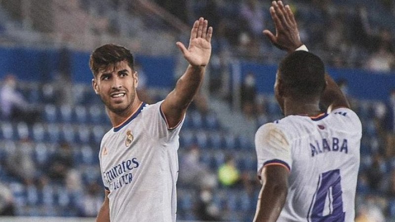 Marco Asensio dan David Alaba (Foto Instagram Marco Asensio) 