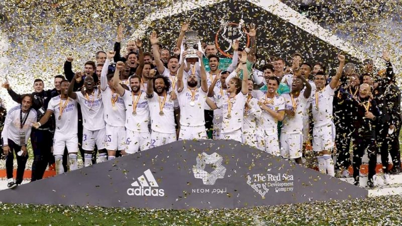 Real Madrid Juara Piala Super Spanyol (Foto Real Madrid) 