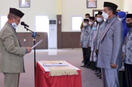 Lantik Pengurus MUI Wajo, Ketua MUI Sulsel: Pererat Ukhwah Islamiyah dan Kerukunan Antar Umat Beragama
