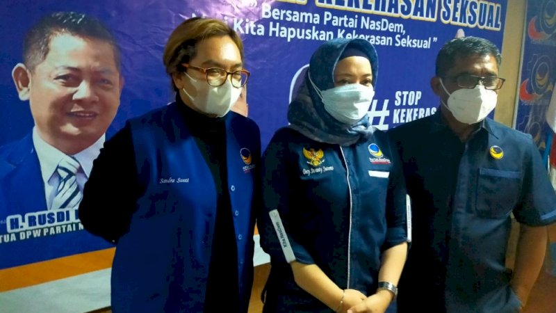 DPW Nasdem Sulsel secara resmi membuka Posko Pengaduan Kekerasan Seksual.