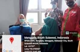 Tekan Penularan Covid 19, Puluhan Warga Lansia di Kecamatan Manggala Ikuti Vaksinasi