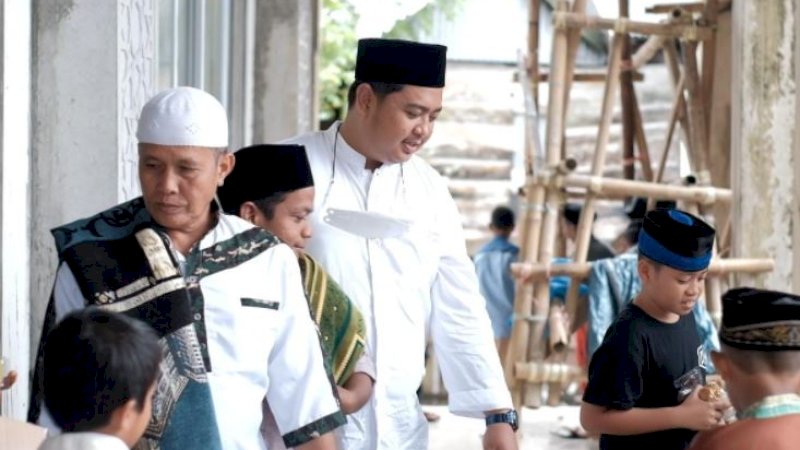 Mudassir Hasri Gani (MHG), menyempatkan mengunjungi Dusun Atapange, Kelurahan Lalolang, Kecamatan Tanete Rilau, Kabupaten Barru, Sulawesi Selatan (Sulsel), Jumat (21/1/2022).